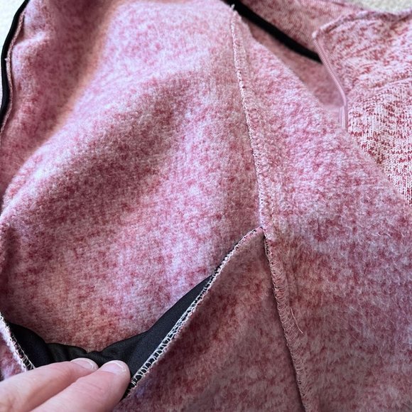 Dolce Vida, Pink Sweater Fleece Zip up, Extra Large, XL - Picture 6 of 7
